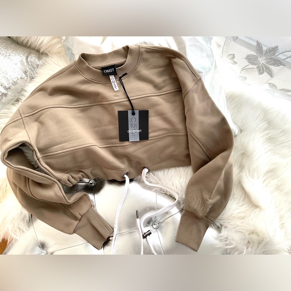 🛑🛑🛑OMST JADE CROPPED SWEATSHIRT - Picture 11 of 12